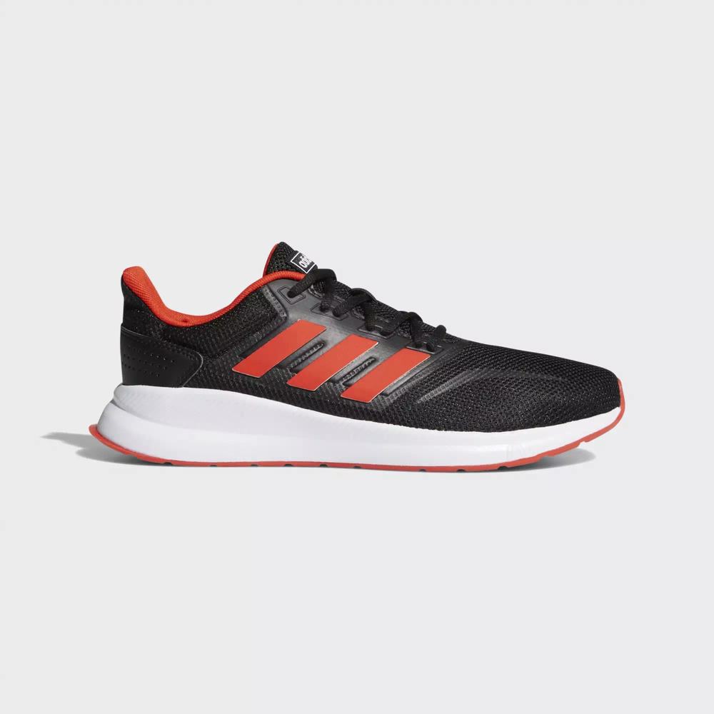 Adidas Runfalcon Tenis Para Correr Negros Para Hombre (MX-74442)